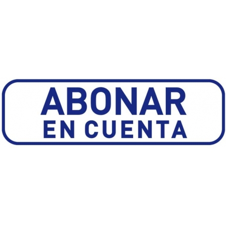 Segells fórmula comercial ABONAR EN COMPTE