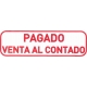Sellos fórmula comercial PAGADO VENTA AL CONTADO