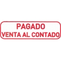 Segells fórmula comercial PAGADO VENTA AL CONTADO