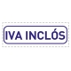Sellos fórmula comercial IVA INCLUIDO